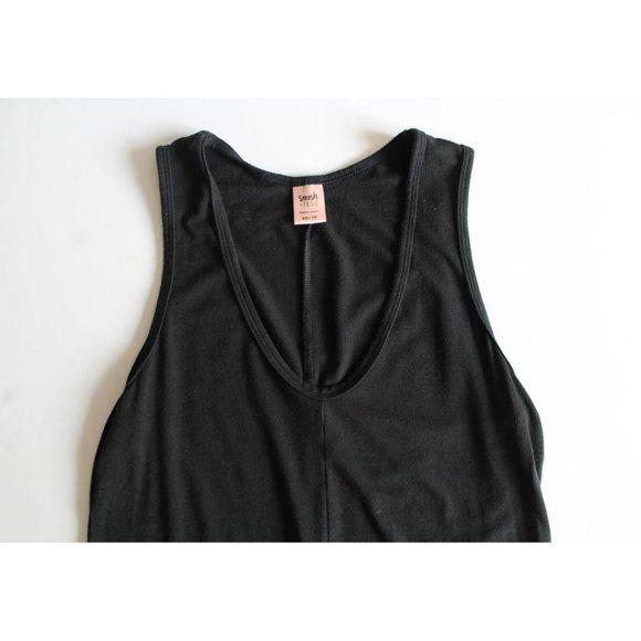 Smash & Tess The Saturday Romper in Midnight Black Size XXS Rayon Bamboo - Picture 4 of 6